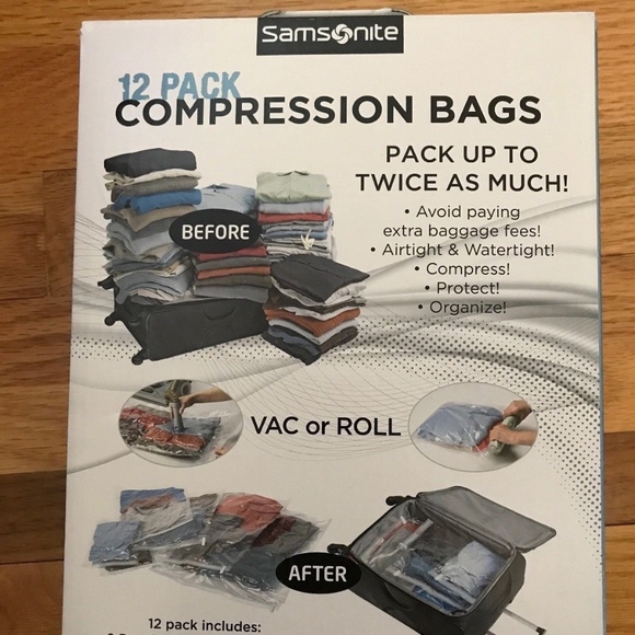samsonite compression bags